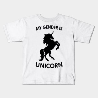 My Gender Is Unicorn Kids T-Shirt